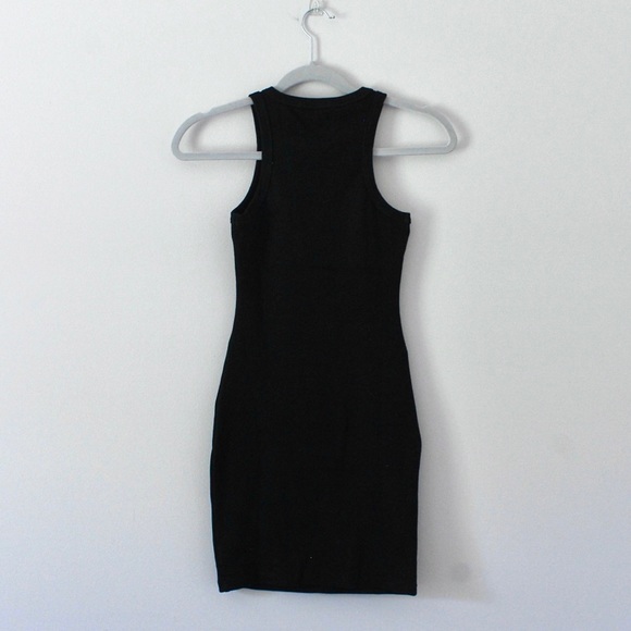 NWT Black Star Power Ribbed Mini Dress - Picture 4 of 6
